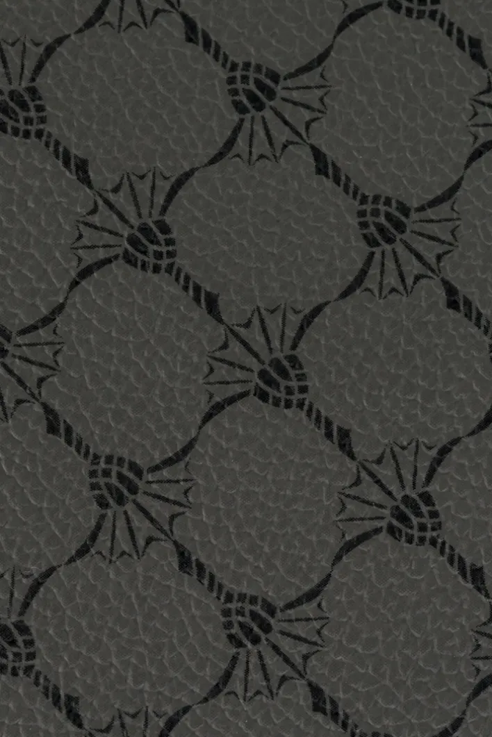 JOOP! Aufbewahrungskorb CORNFLOWER Kunstleder Textil 24,5 x 33 x 6 cm Anthrazit-Schwarz