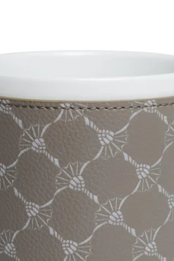 JOOP! Becher CORNFLOWER Porzellan Ø 9,5 cm Höhe 9 cm grau/weiß