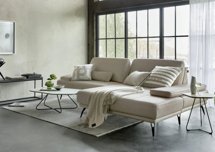 JOOP! Ecksofa STUDIO pearl