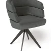 JOOP! Esszimmerstuhl Chenillo grau/schwarz