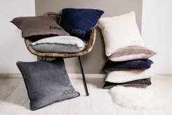 JOOP! Kissenhülle UNI DOUBLEFACE 50 x 50 cm grau