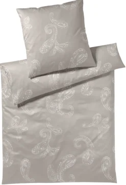JOOP! Makosatin-Bettwäsche PAISLEY 135 x 200 cm taupe