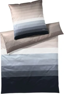 JOOP! Satin-Bettwäsche HORIZON 135 x 200 cm stone shades