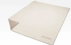 JOOP! Wohndecke UNI DOUBLEFACE 150 x 200 cm ecru/feder
