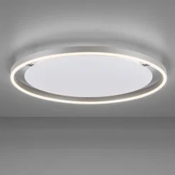 JUST LIGHT LED Deckenlampe RITUS 58 cm alufarbig