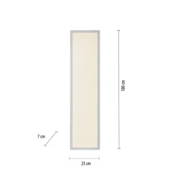 JUST LIGHT LED Deckenlampe FLAT 25 x 100 cm weiß