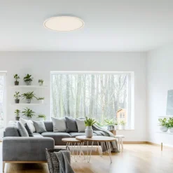 JUST LIGHT LED Deckenlampe EDGING 60 cm weiß