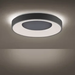 JUST LIGHT LED Deckenlampe ANIKA 50 cm anthrazit