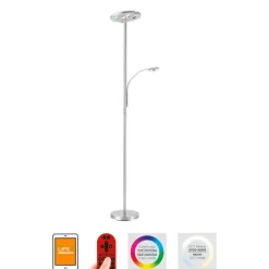 JUST LIGHT LED Stehlampe mit Leselampe LOLAsmart-ROCCO