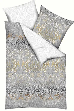 kaeppel Satin-Bettwäsche ESRA 135 x 200 cm silber