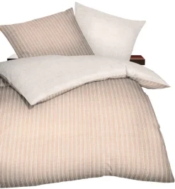 kaeppel Satin-Bettwäsche ETERNITY COMBO 155 x 220 cm natur