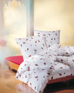 kaeppel Satin-Bettwäsche ROSENKNOSPEN 135 x 200 cm mehrfarbig