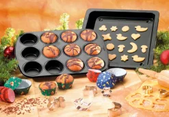 KAISER Muffinform SAN FERNANDO 38 x 27 cm Stahl schwarz