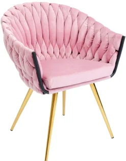 KARE DESIGN Armlehnenstuhl 2er Set rosa