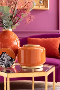 KARE DESIGN Beistelltisch COMB 55 cm goldfarbig