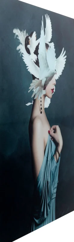 KARE DESIGN Bild MOTHER OF DOVES petrolblau