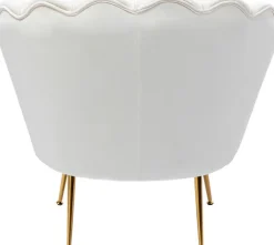 KARE DESIGN Cocktailsessel WATER LILY cremeweiß