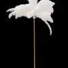 KARE DESIGN Deko-Stehleuchte FEATHER PALM weiß/goldfarbig