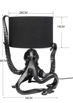 KARE DESIGN Deko-Tischleuchte OCTOPUS 36,5 x 47 cm schwarz