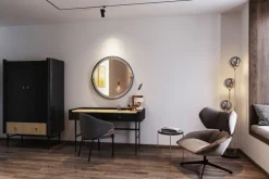 KARE DESIGN Retrofit Stehlampe AL CAPONE TRE 176 cm goldfarbig