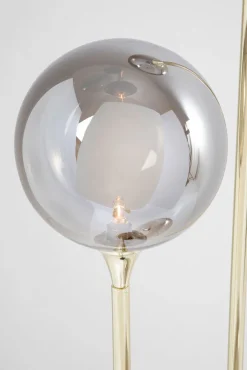 KARE DESIGN Retrofit Stehlampe AL CAPONE TRE 176 cm goldfarbig