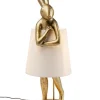 KARE DESIGN Retrofit Tischlampe ANIMAL RABBIT 88 cm goldfarbig