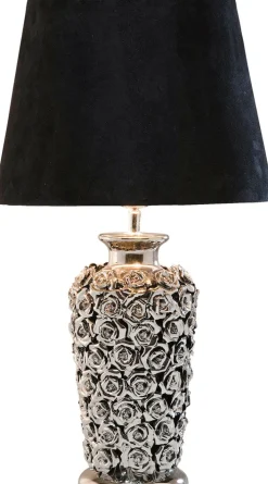 KARE DESIGN Retrofit Tischlampe ROSE MULTI schwarz /silberfarbig