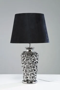KARE DESIGN Retrofit Tischlampe ROSE MULTI schwarz /silberfarbig