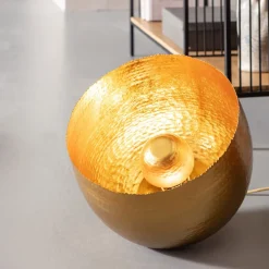 KARE DESIGN Retrofit Tischlampe APOLLON 35 cm goldfarbig