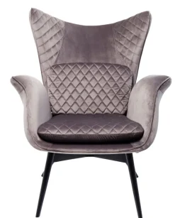 KARE DESIGN Sessel IK silbergrau