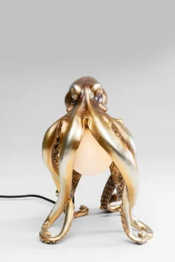 KARE DESIGN Tischleuchte ANIMAL OCTOPUS 25 x 34 cm goldfarbig