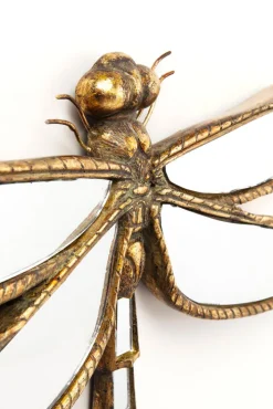 KARE DESIGN Wandschmuck DRAGONFLY 37 x 27 cm goldfarbig