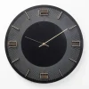 KARE DESIGN Wanduhr LEONARDO Ø 49 cm schwarz/goldfarbig