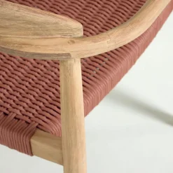 Kave Home Gartenstuhl GYlNIS 4er Set rot