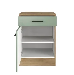 Küche Unterschrank Fiona 85 cm Eiche