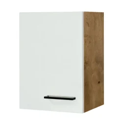 Küchen Hängeschrank AVILA 40 cm Eiche /weiß matt