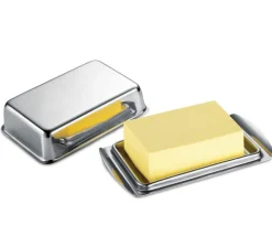 KÜCHENPROFI Butterdose 16,5 x 12 cm Edelstahl