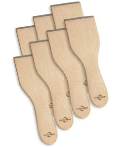 KÜCHENPROFI Raclette-Schaber 8er Set Buche Holz