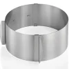 KÜCHENPROFI Tortenring 16 - 30 cm silberfarbig