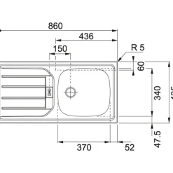 Küchenzeile KOPENHAGEN 300cm Wotan Eiche Dekor/Matt-Grau