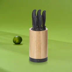 kela Messerblock-Set ACIDA 6-teilig Bambus