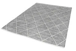 Kelim-Teppich TRELLEBORG 170 x 240 cm grau