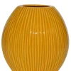 Keramik Vase 21 cm curry