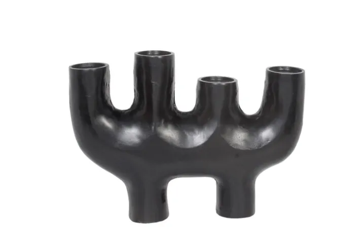 Kerzenständer für 4 Kerzen schwarz