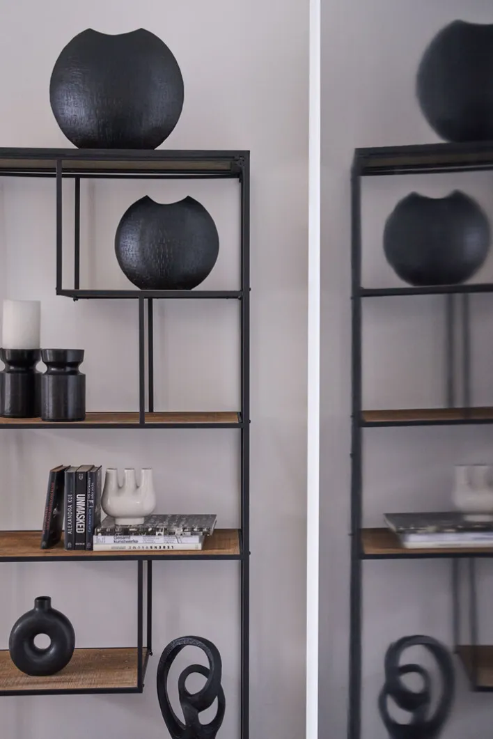 Kerzenständer SCRATCH 17 cm black