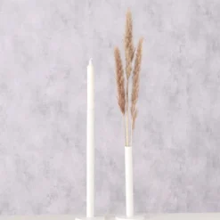 Kerzenständer Set MALKO 2-teilig weiß