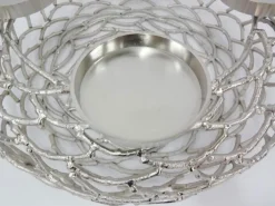 Kerzenständer TWIG 53 cm silberfarbig