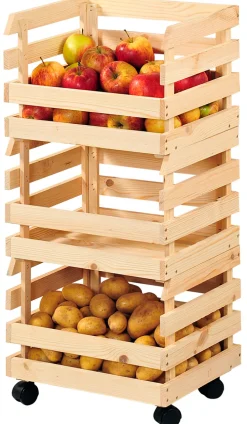 KESPER Kartoffel und Obsthorde Kiefernholz