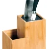 Kesper Messerblock BAMBUS Holz 12,7 x 18,5 x 24 cm Braun