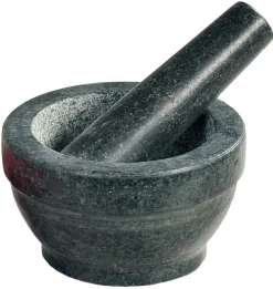 Kesper Mörser mit Schlegel Granit 16 x 16 x 8,5 cm